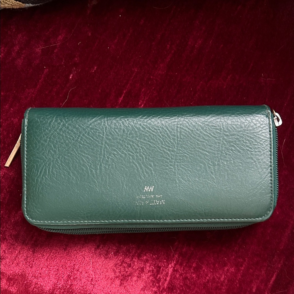 Matt and Nat Green Leather Wallet